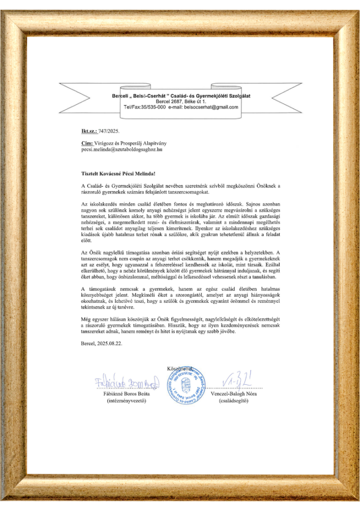 Az út a boldogsághoz elismerés